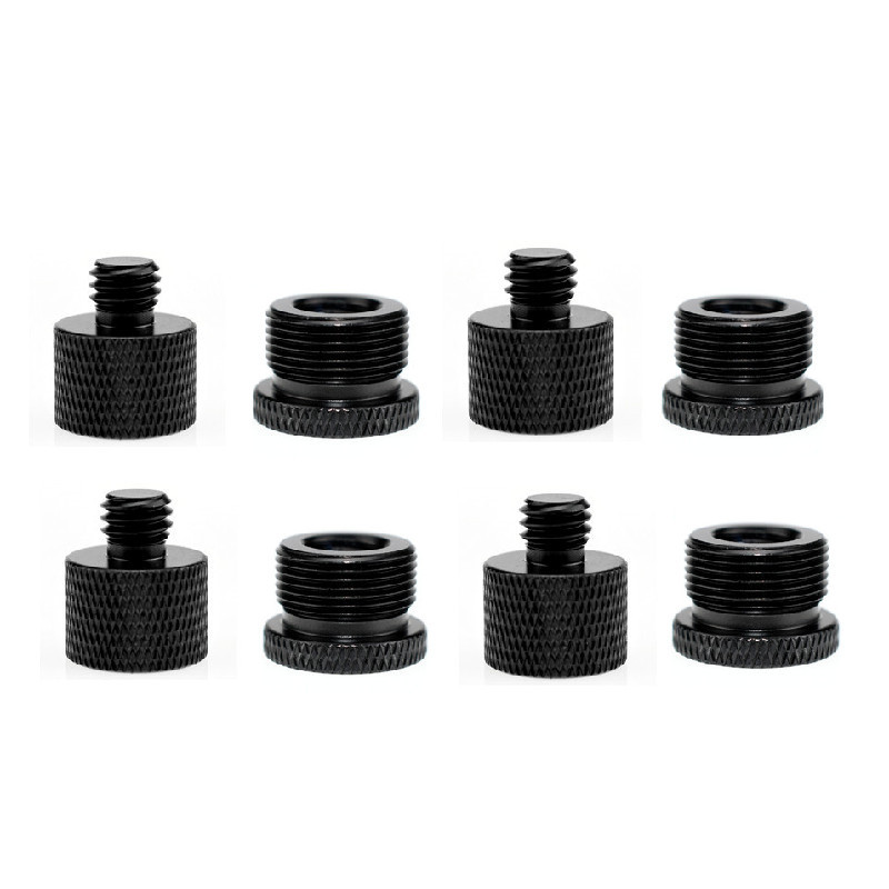 Soporte de micrófono con varilla de extensión voladizo adaptadores 1/4 3/8 5/8