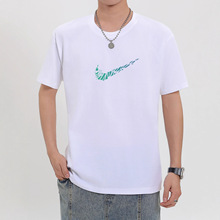 外贸尾货高货捡漏~短袖t恤男女同款重磅纯棉体恤宽松百搭上衣夏季