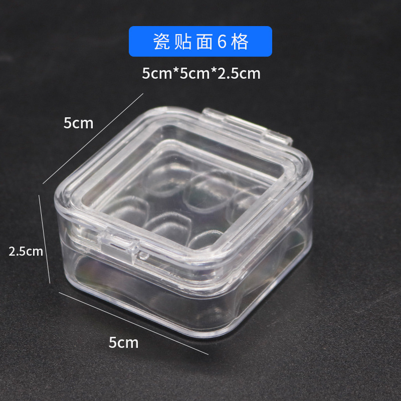 Caja de película transparente dental caja titular de dentadura de alta gama de caja de embalaje de dentadura caja corrector caja de dientes antisísmicos caja de limpieza