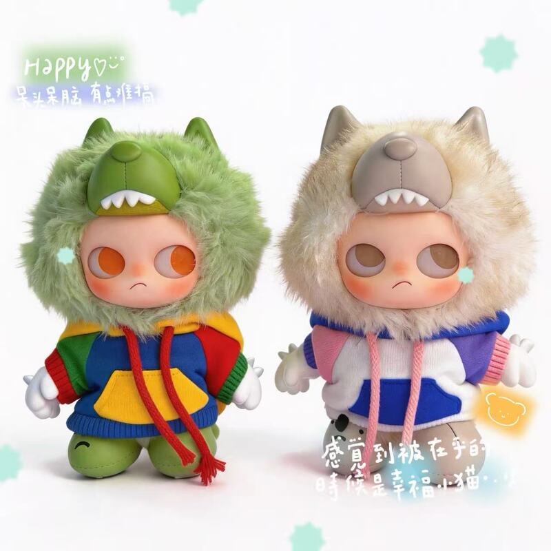 Only the Clothes: Labubu Doll Clothes, Hoodie, Labubu Plush Doll Dress-Up Accessories, Cross-Border Doll Clothes, Overalls