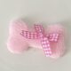 Cute plaid bow double-sided plush bone accessories diy handmade material clothing accessories shoes and socks accessories clothing
