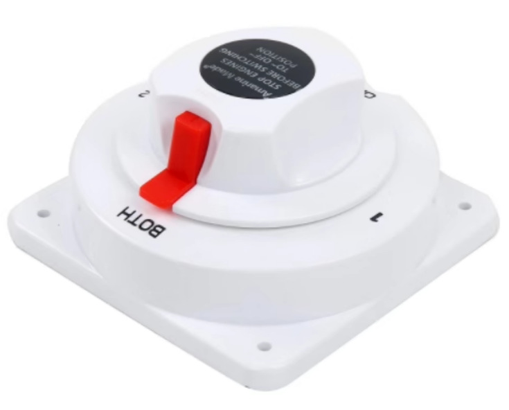 DC yate crucero barco batería doble interruptor de selección de batería RV interruptor