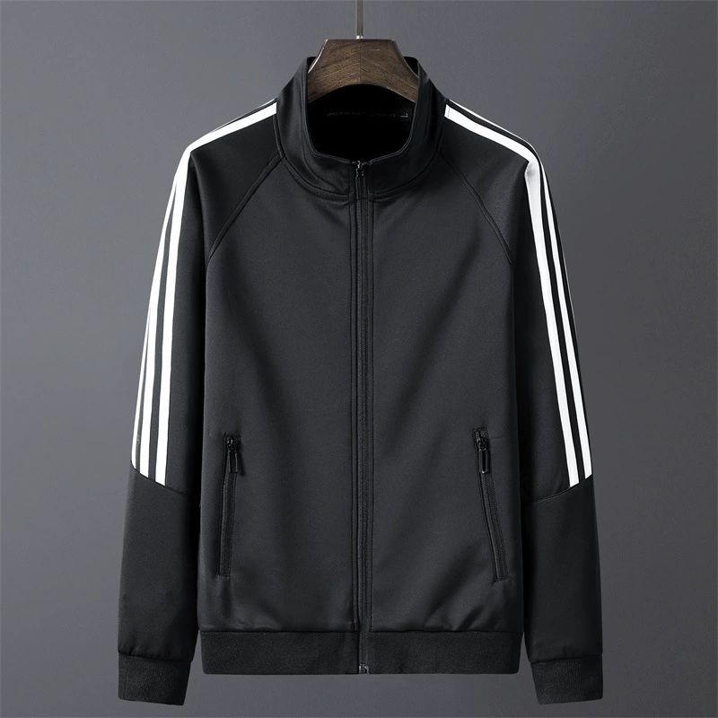 Фабрика прямых продаж новый трехполосный пиджак студенческий бейсбольный костюм стоячий кардиган свитер повседневная куртка для мужчин и женщин