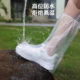 Disposable Rain Shoe Cover Long Rain Shoe Cover Plastic Waterproof Rainproof Long Tube Drifting Travel Thickened Foot Cover Wholesale