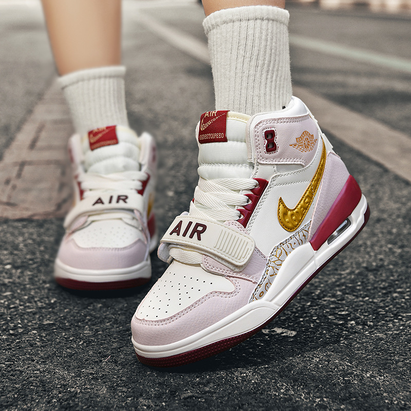 Putian Aj312 Men's Shoes High-top Year of the Snake Limited Rice Nink Gold Couple Shoes Aj Casual Shoes Practical Basketball Shoes Women's Shoes