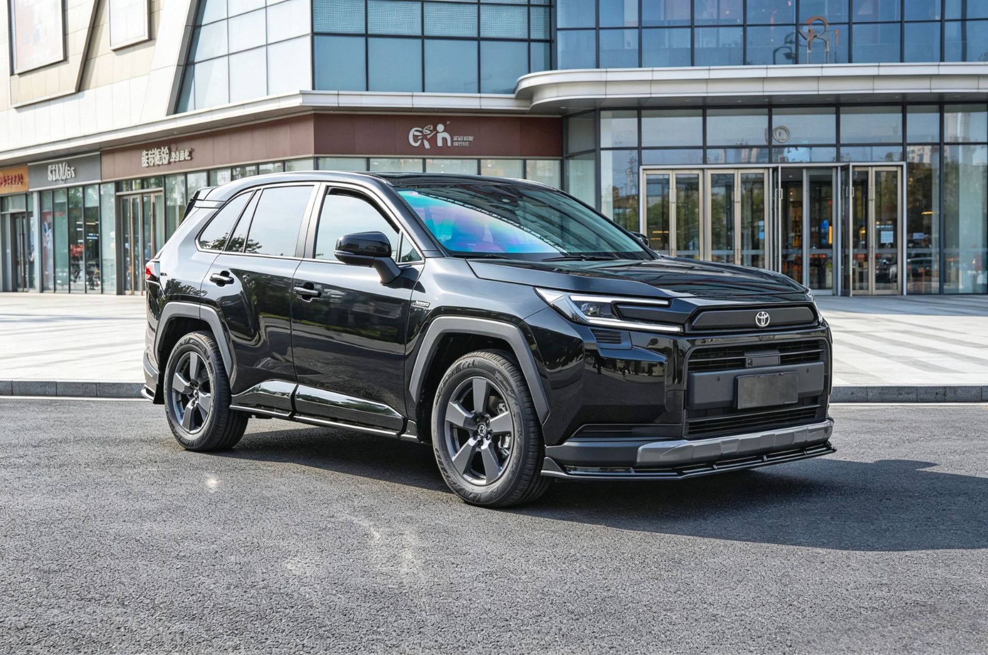 Suitable for 26 Models of Rav4, Rongfang, and Wildlander Modified Front Spoiler, Side Skirts, Rear Bumper, Roof Wing, Rear Diffuser, and Louvered Spoiler