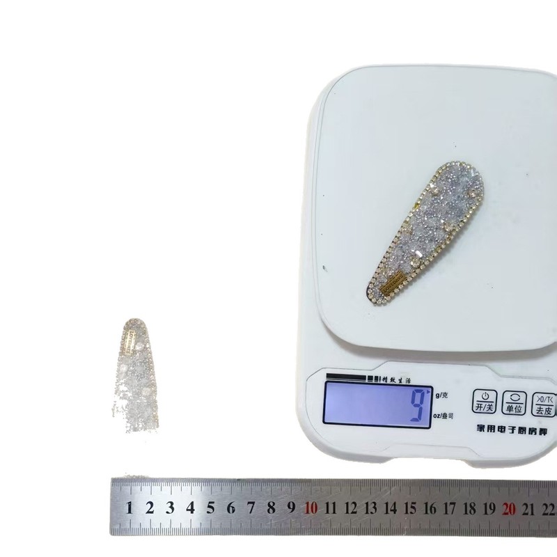 高档满天星发夹爆款碎发夹仿钻铜合金亮韩版气质水晶爆闪发夹发饰|undefined