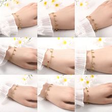 时尚明星大牌热销不锈钢锆石手链款跨境个性潮流气质爆款手饰批发