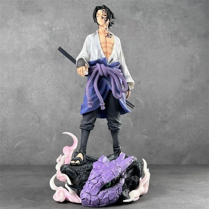 ナルトフィギュアデッキソウルチャームサスケ仙人ナルトモデル像装飾品うちは男性送料無料ドロップシッピング|undefined