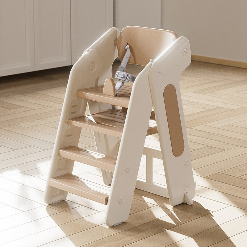 Silla Alta Plegable Multifuncional de Plástico para Niños de 0 a 6 Años, Ideal para Alimentar y Ayudar a Bebés a Crear, con Bandeja, Venta al por Mayor