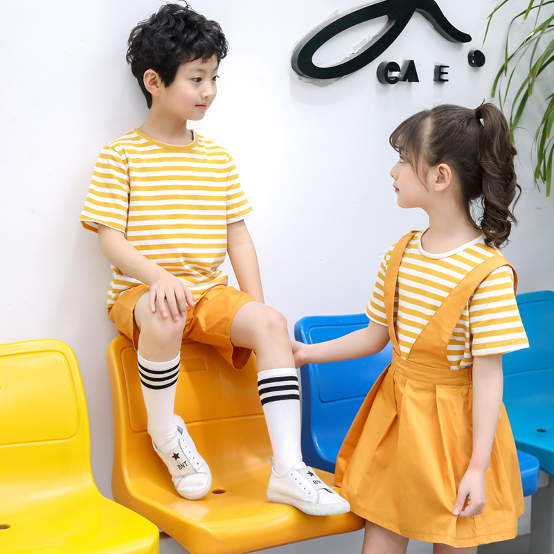 Ladies' Summer School Uniform Set with Tank Dress and Shorts, British Style, Kindergarten and Primary School outfits, College Style Choir Uniform