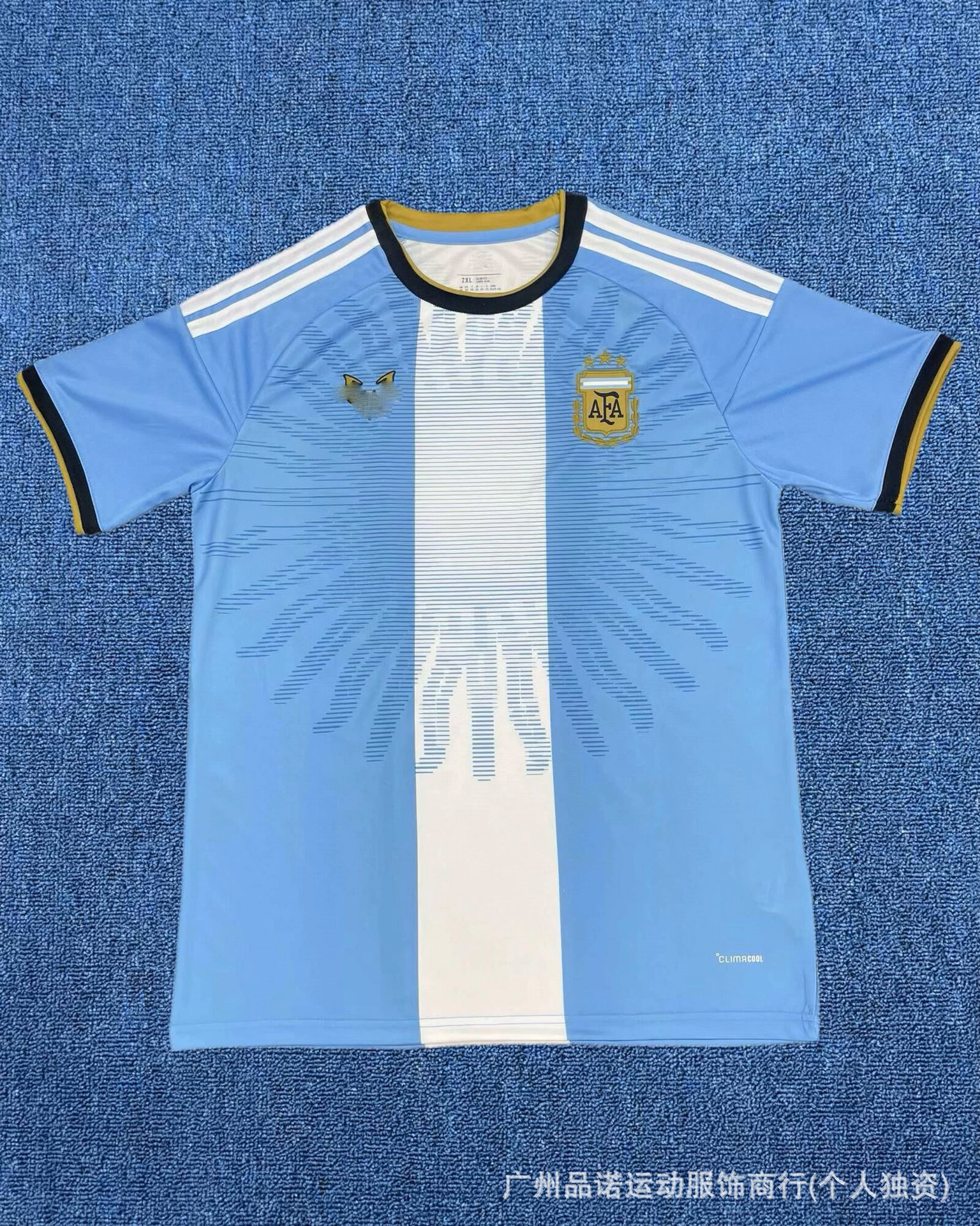 2627 Camiseta de fútbol de la Copa del Mundo Argentina Brasil Francia España Noruega Inglaterra camiseta de mangas cortas image 7