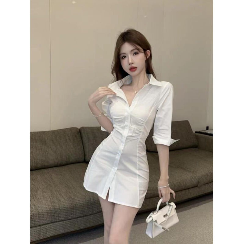 French-Style High-End, Chic, and Alluring Shirts, 2026 New Spring and Autumn Women's Waist-Cinching Blouse Tops