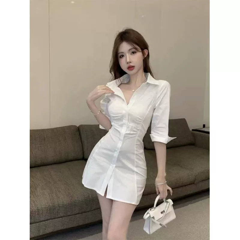 法式高级感气质别致风情万种的衬衫2026新款春秋女士收腰衬衣上衣