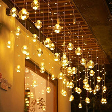 H 43621 Solar wishing ball curtain light strings ̫������Ը