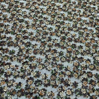 时装布料小雏菊服装设计师面料鞋材辅料Floral Print Lace Fabric