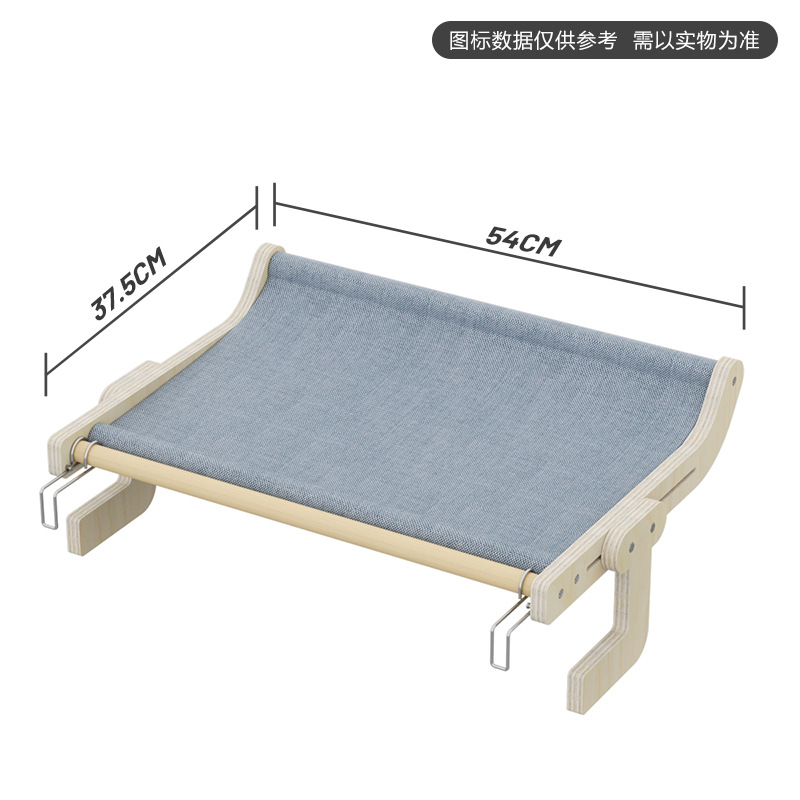 Gato nido colgante gato cama balcón sofá de madera maciza gato hamaca ajustable Cuatro Estaciones universal gato nido entrega de una pieza