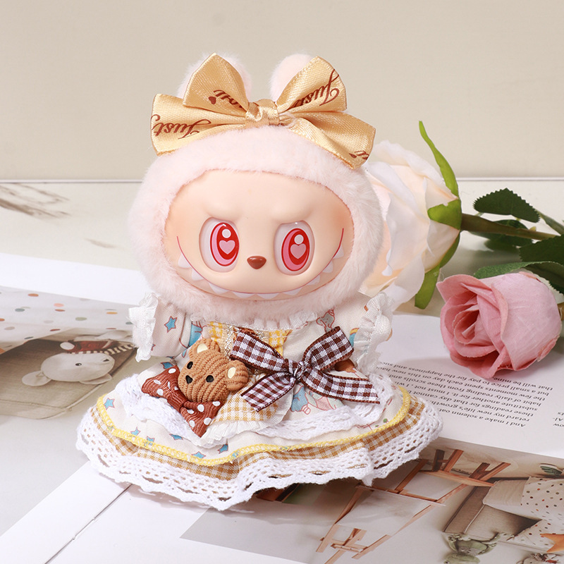ラブブベビー服ドレス新製品はラブブ人形周辺機器を着用できますかわいい着替えぬいぐるみ服卸売|undefined