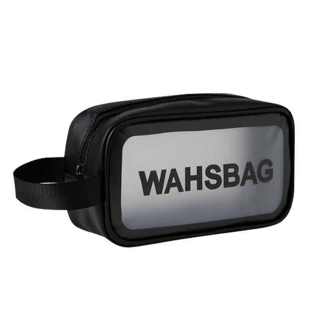 Handheld capacious cosmetic bag