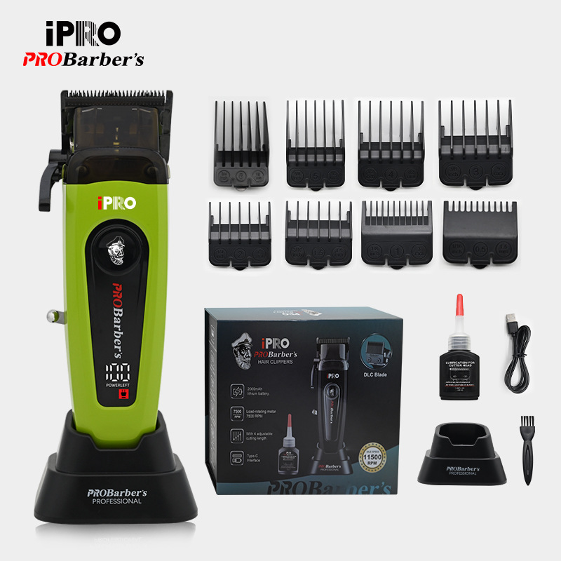 Nuevo cortador de pelo transfronterizo motor sin escobillas cortador de pelo eléctrico tijeras eléctricas especiales de alta velocidad de visualización digital doméstica salón de peluquería image 8