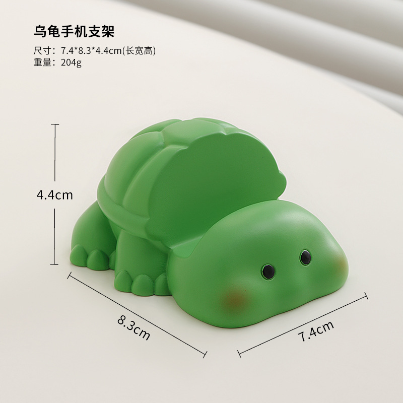 Soporte para teléfono móvil rana linda estación de oficina creativa cosas buenas decoraciones de escritorio regalos de cumpleaños niñas