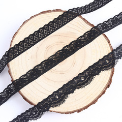Jacquard Elastic Lace Trim, Dress Lace Edging, Underwear Wave-shaped Lace Accessories—Factory Supply