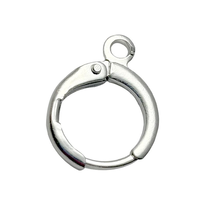 Base de pendientes redondos de latón para DIY