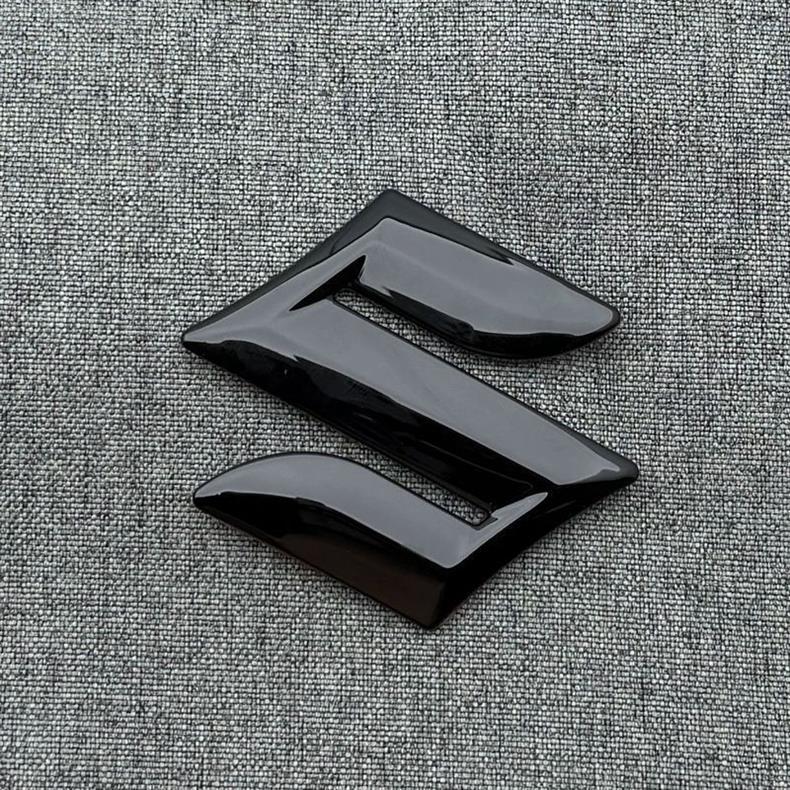 Suitable for Suzuki Swift Modification, Black Warrior Front and Rear Car Logos, Rear Trunk Logo Sticker, Front Grille Logo, Rear Logo