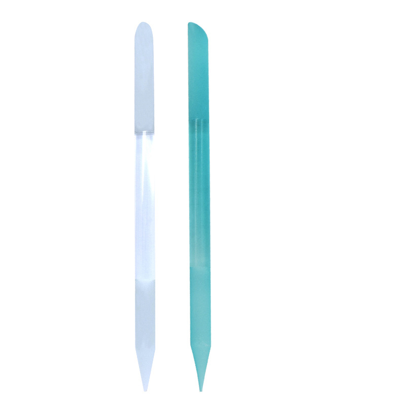 Grabado cilíndrico de arena de vidrio lima de uñas pulido de uñas de vidrio HERRAMIENTA DE MANICURA