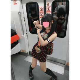 美式辣妹红色波点爱心印花连衣裙复古辣妹修身显瘦背心短裙夏季