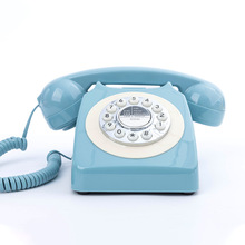 电话机欧式复古家用仿古创意座机老式电话办公古董美式时尚话机