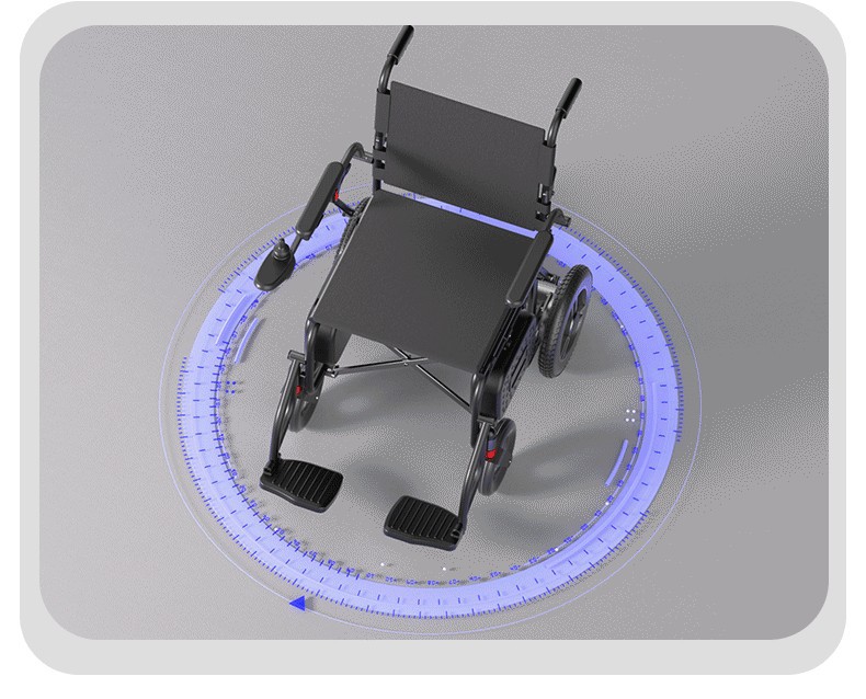 The electric wheelchair can be taken on a plane, it is a new original model, portable and foldable, specially designed for elderly people to use for walking and as a mobility aid