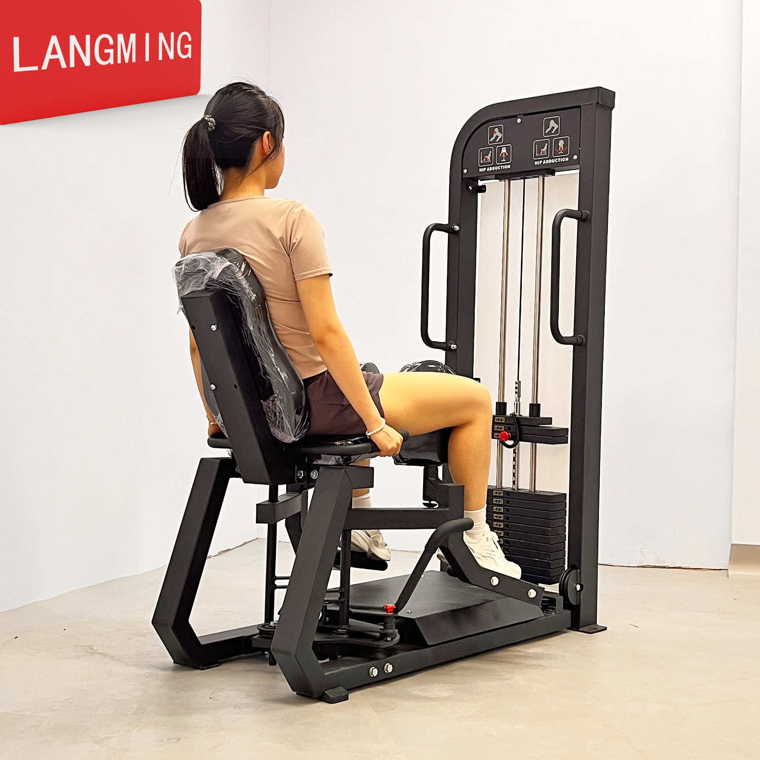 Gimnasio Hummer dispositivo muslo interno y lateral entrenador de cadera de forma femenina abducción abducción abducción máquina todo en uno