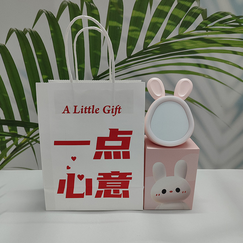 Despertador Conejo LED Recargable con Números Luminosos y Luz Nocturna, Diseño Infantil, Reloj Digital image 37
