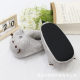 American cartoon cat winter plush slippers cute chubby kitten indoor home couple cotton shoes girls moon shoes