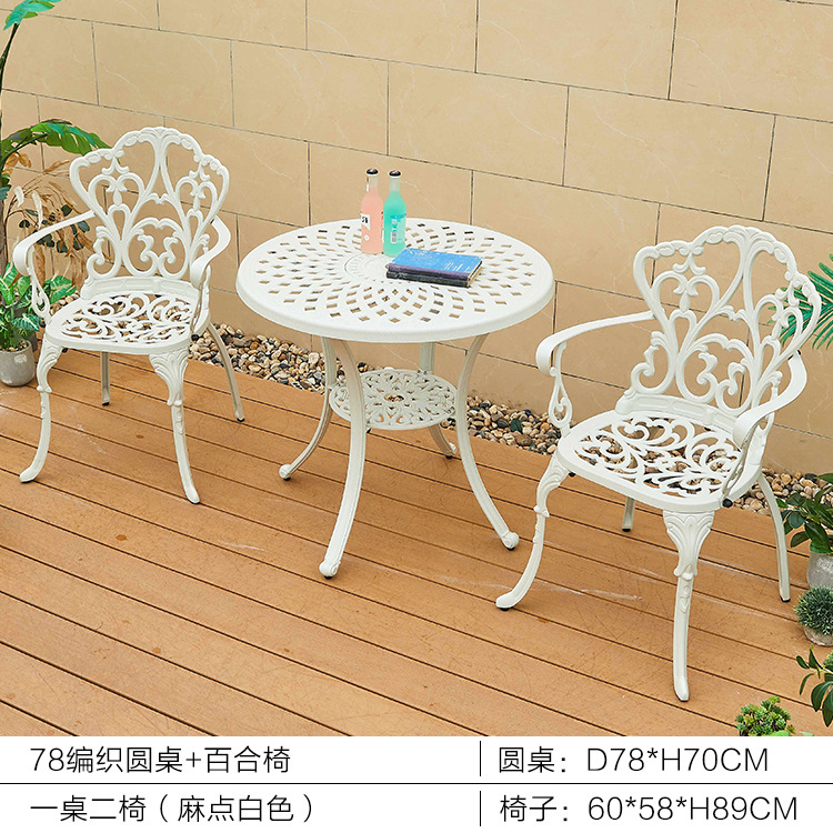 Sección 6 Silla Lily de mesa tejida 80