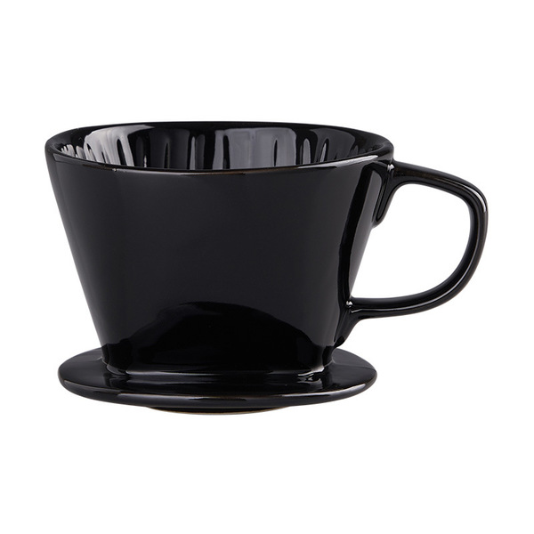 Ceramic 102 fan -shaped coffee filter cup office hand coffee filter…