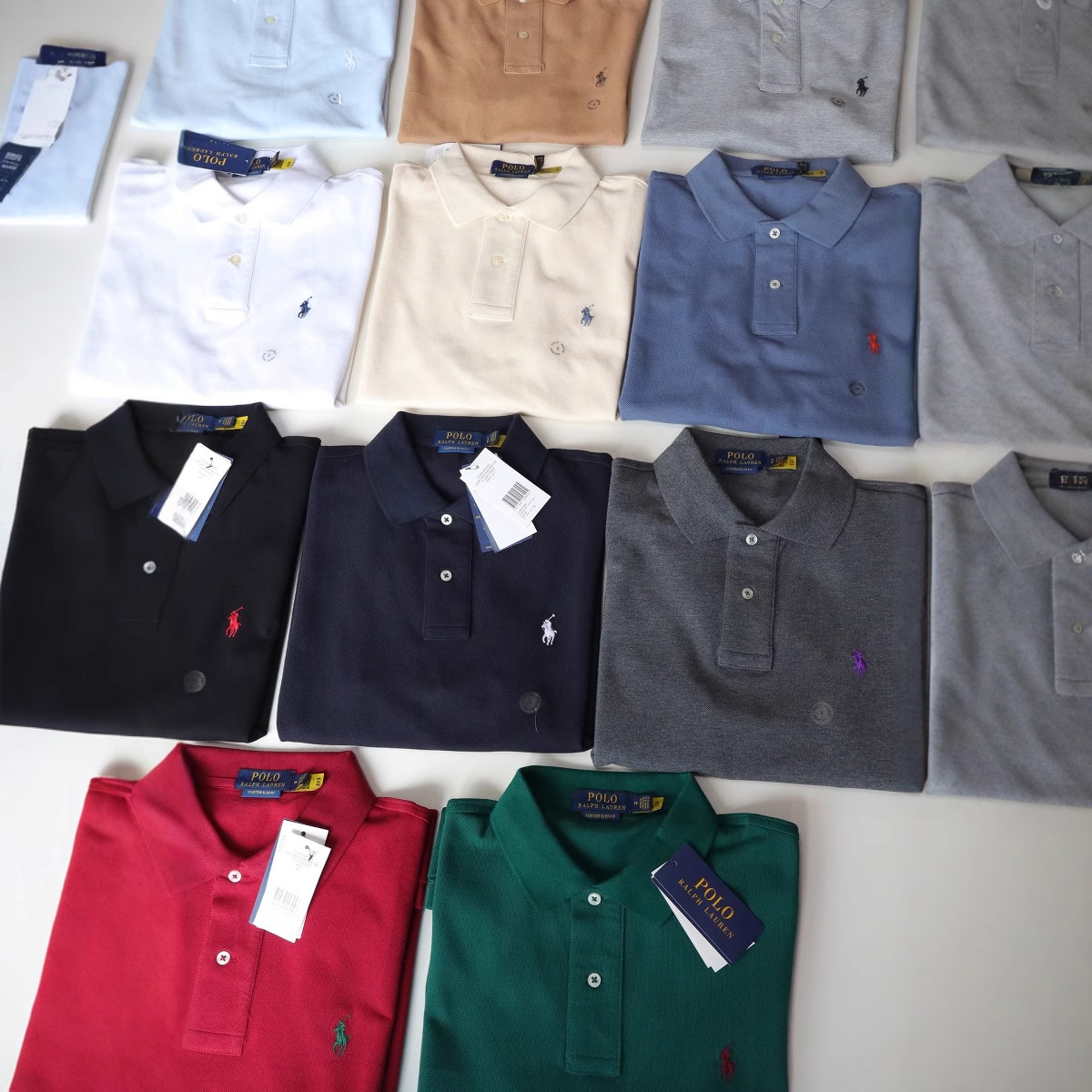 High-Quality Cross-Border Eleven-Color Summer Short-Sleeved Polo Shirts for Men and Women, Business Casual Short-Sleeved T-Shirts