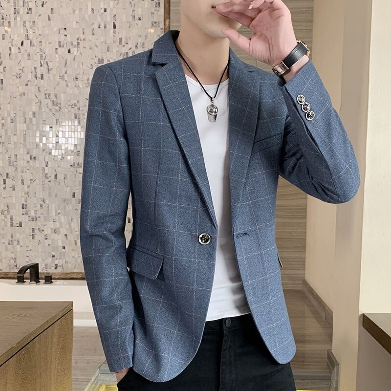 Autumn hot-selling men's blazer, autumn and winter casual suit jacket, Korean style trendy slim-fit men's coat Autumn hot-selling men's blazer, autumn and winter casual suit jacket, Korean style trendy slim-fit men's coat