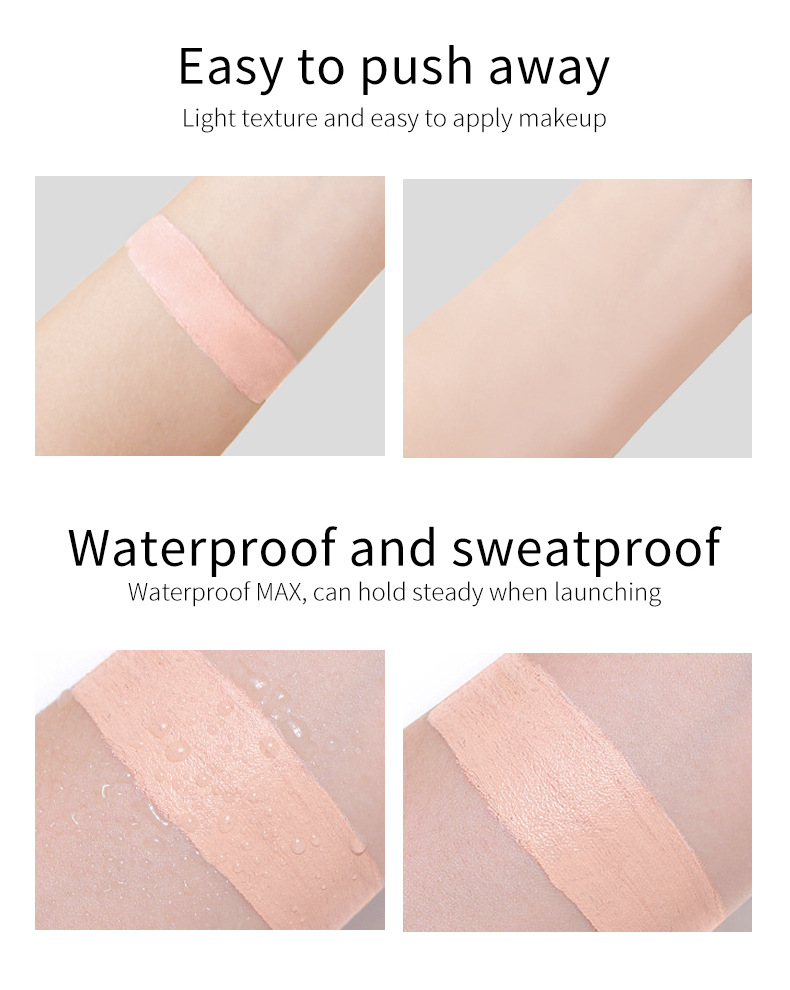 VIBELY Waterproof and non-smudging Concealer covers facial spots, acne marks, dark circles, tattoos, skin tone and foundation undefined