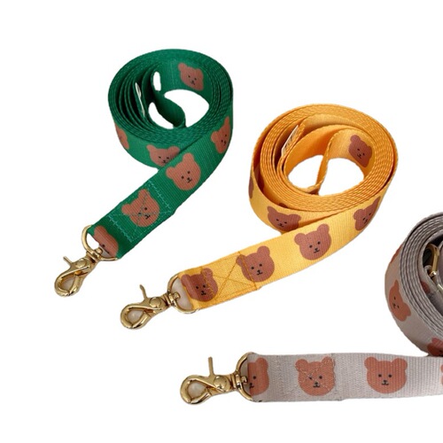 ins new Korean dog pet bear cute traction soft and durable can be picked up toilet bag traction rope dog walking
