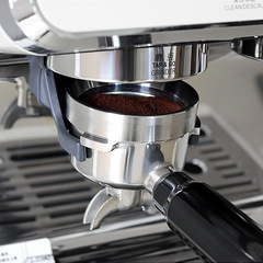 Stainless steel magnetic anti-fly powder ring Italian coffee handle powder collector grinder powder dispenser quantitative ring 5158