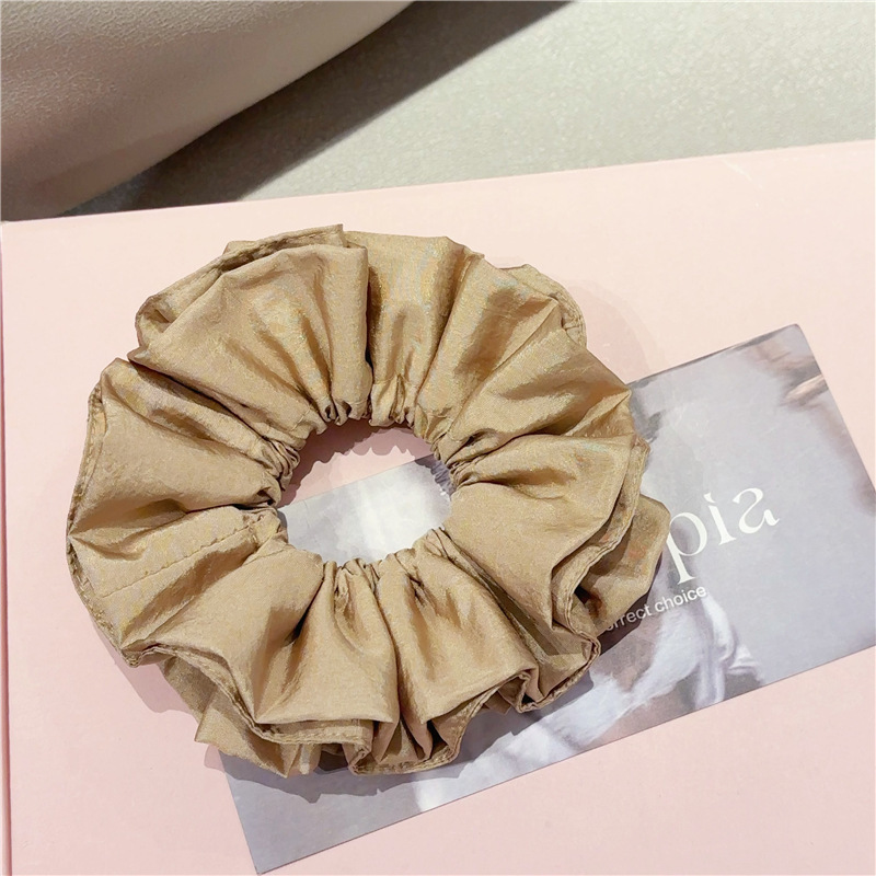 韩国东大门泡泡花苞形纯色大肠发圈头绳发饰头花扎马尾皮筋发绳女|undefined