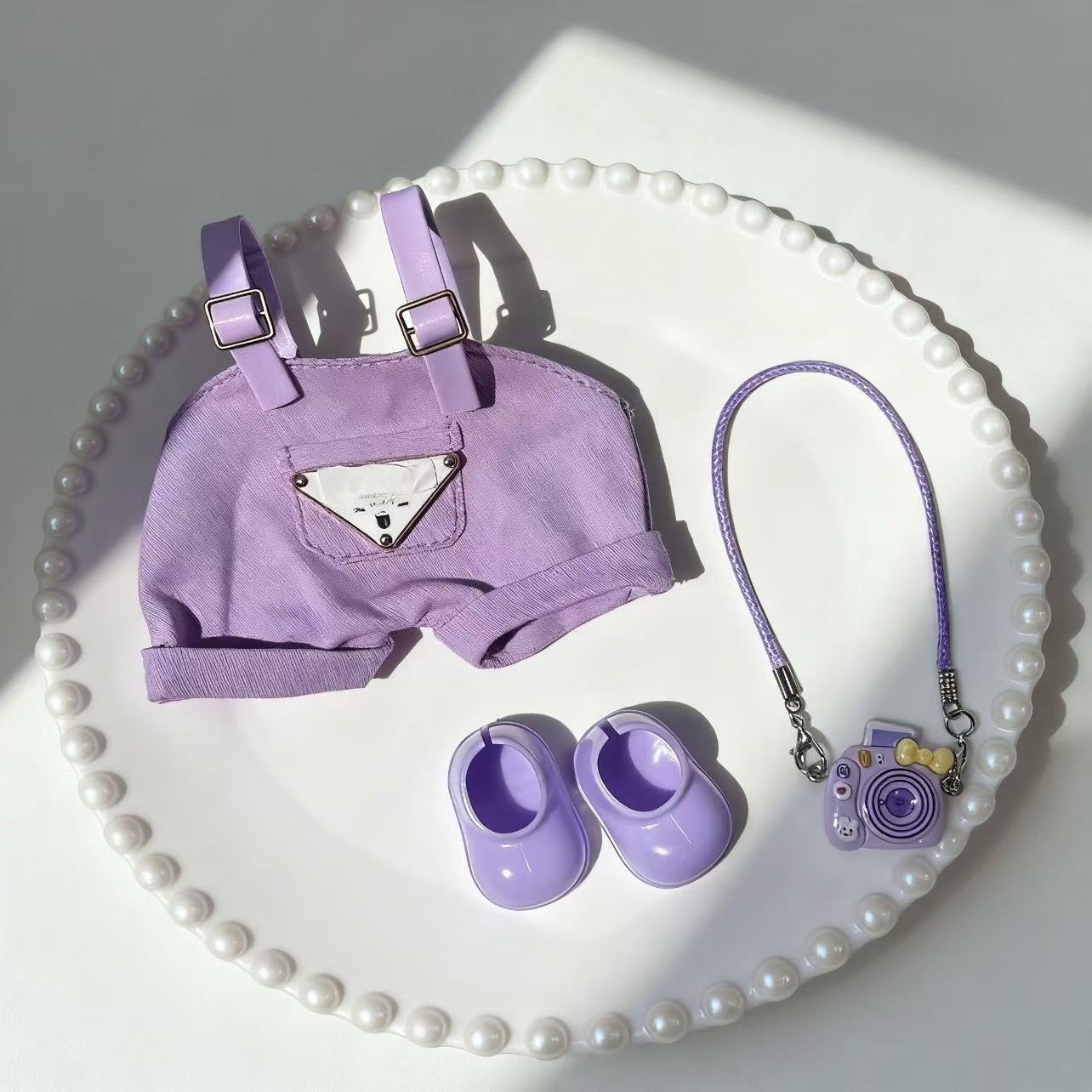 Coleccion de ropa de muñeca de labu creativa de 17cm muñeca de vestir con set de ropa de muñeca de labubu