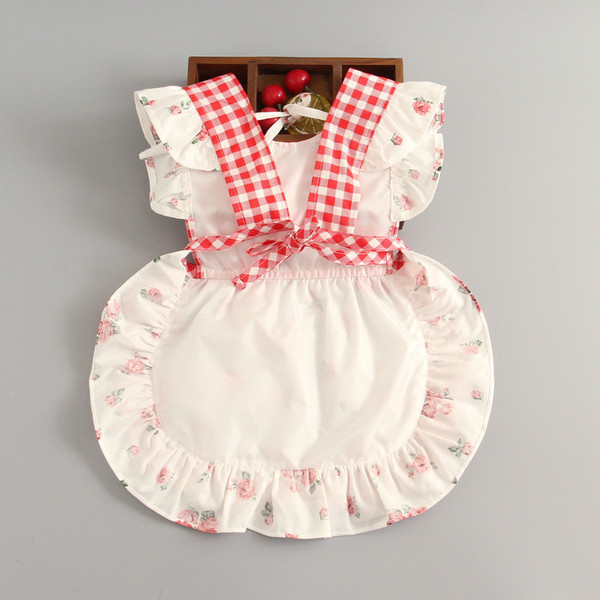 Waterproof apron girl's for food