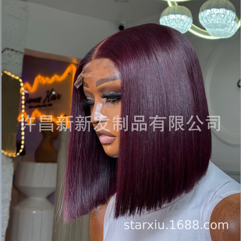 Sdd Real Human Hair First-Grade Lace Front Wig Vietnamese Human Hair Bone Straight Human Hair