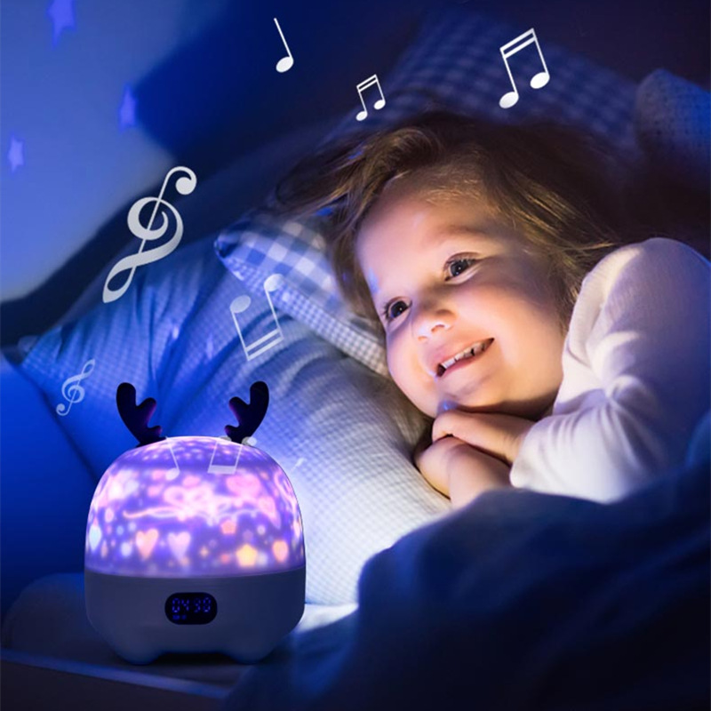 Cross-border private model new LED Bluetooth speaker colorful night light audio starry sky projection creative USB atmosphere light