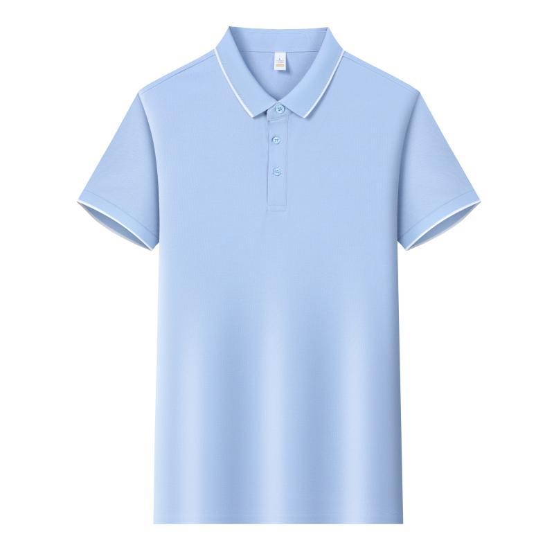 220g peso pesado Solona POLO camisa verano antibacteriano fresco para hombres y mujeres primavera y verano
