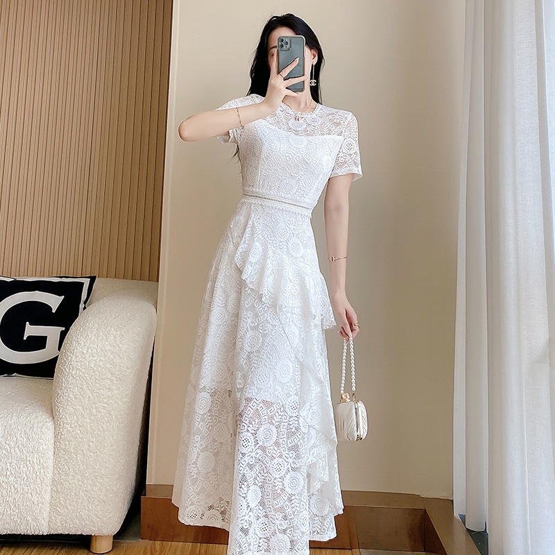 (Mới) Mã K4931 Giá 1240K: Váy Đầm Liền Thân Nữ Dotdhi Hàng Mùa Hè Phong Cách Hàn Quốc Thời Trang Nữ Chất Liệu Ren G04 Sản Phẩm Mới, (Miễn Phí Vận Chuyển Toàn Quốc).