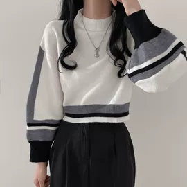 女式针织衫;毛衣;半身裙
